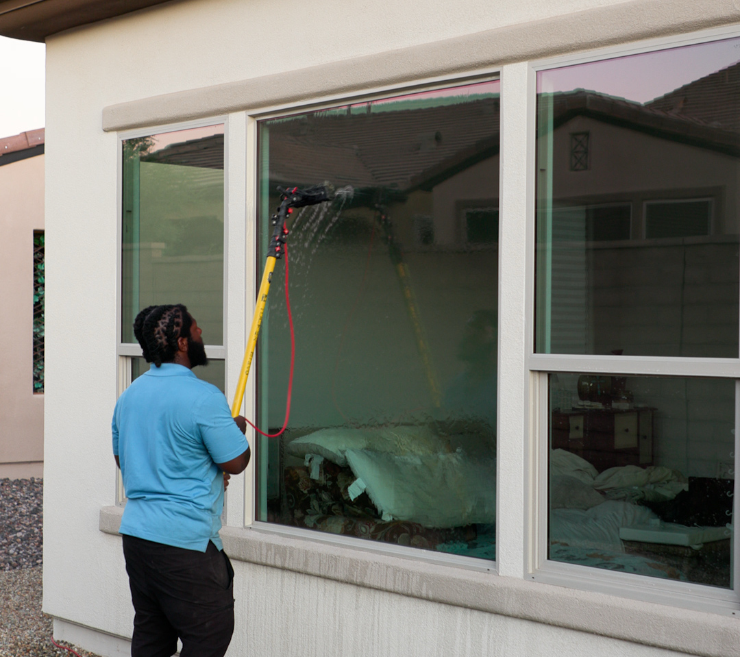 Residential window cleaning